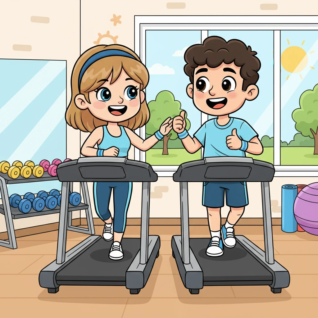 Even at the gym, Beth and Matt found a way to make fitness fun, cheering each other on with playful encouragement. They lifted weights and jogged side-by-side, their energy infectious. Their shared commitment to health was just another way they supported and strengthened their bond.