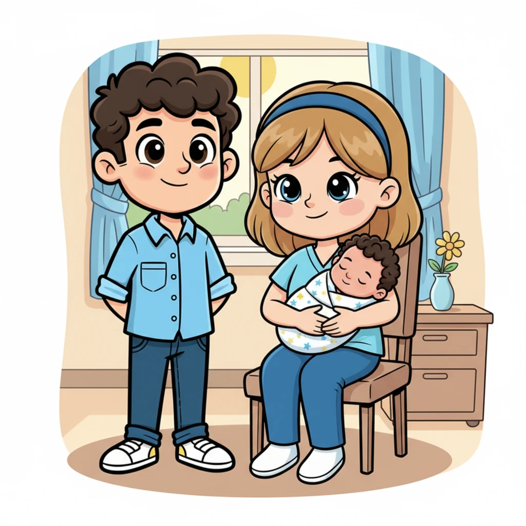 Time flew by, and soon Beth and Matt welcomed their first precious son, Lucas, into the world. Beth held the tiny baby gently, her heart overflowing with love, while Matt beamed proudly beside them. Their little family had begun, bringing immense joy and new adventures.