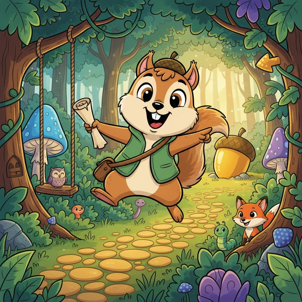 Pip's Great Acorn Adventure - adventure