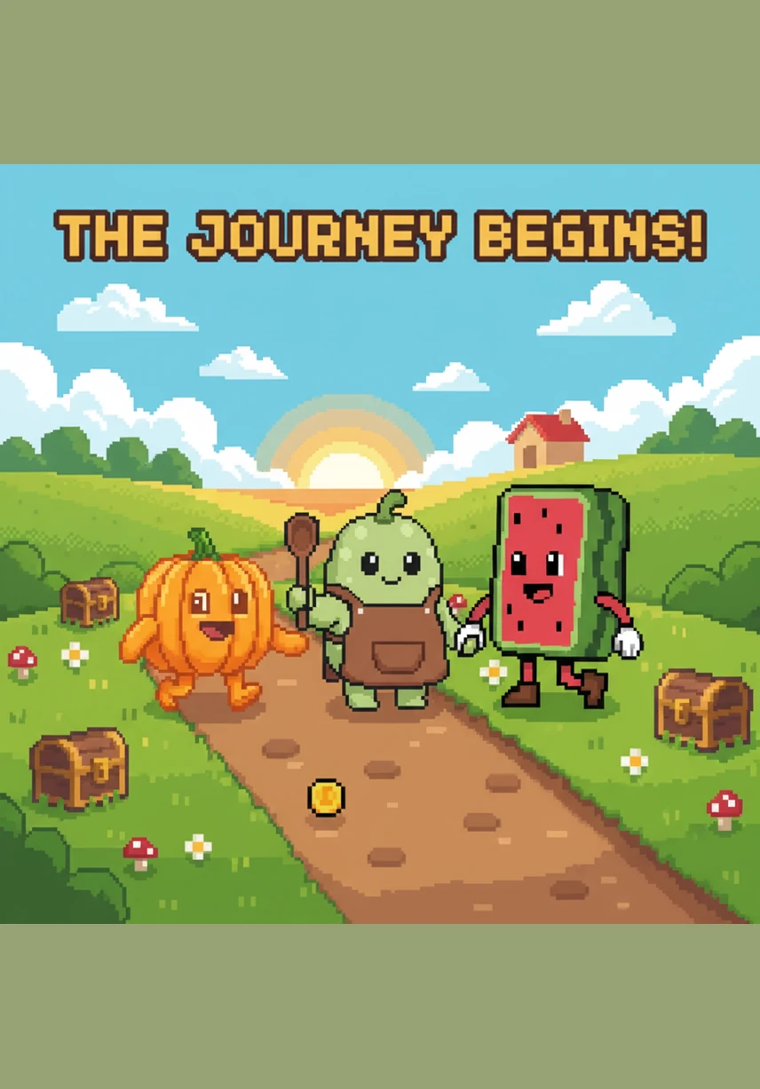 With hearts full of excitement, the three friends began their grand adventure. They rolled through fields of golden wheat and skipped over pebbles, waving goodbye to the friendly ladybugs they passed.