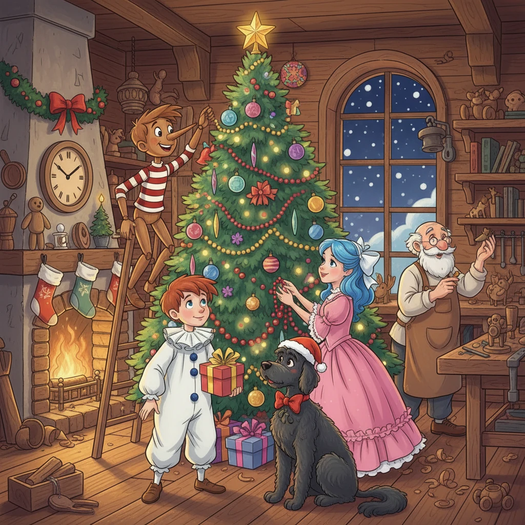 Christmas Adventures of Buratino - Fairy tales
