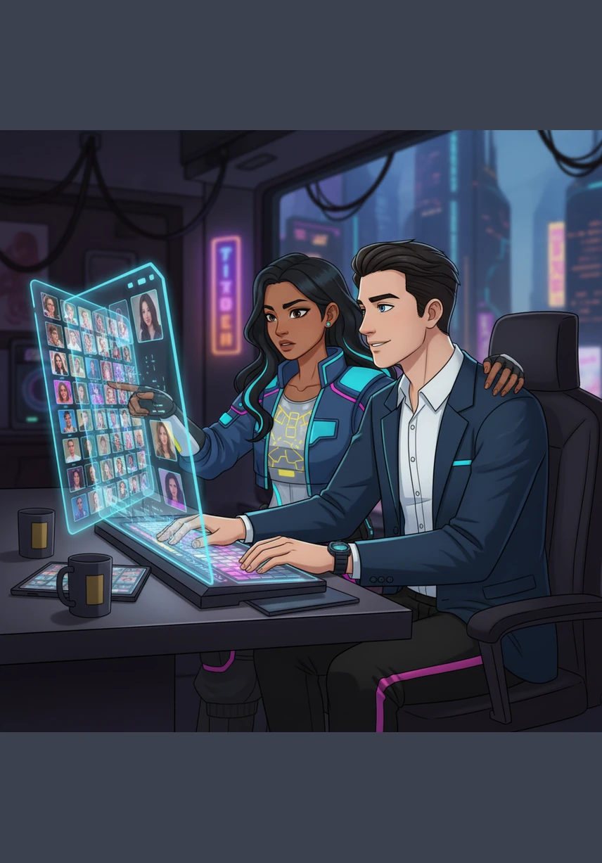 The dedication of a three-day quest unfolds, spending six long hours searching through endless images for the one perfect profile picture. This simple task showed the depth of care and the patience they held for one another's smallest details.