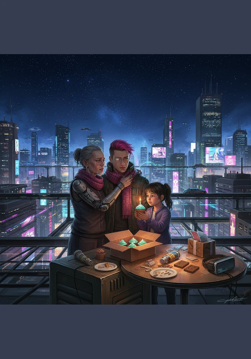 As the birthday celebration begins, the air is filled with warmth and gratitude for the person she is today. Under the same clear sky, the wish is sent out: may her journey continue to be as bright and beautiful as the soul connection they share.