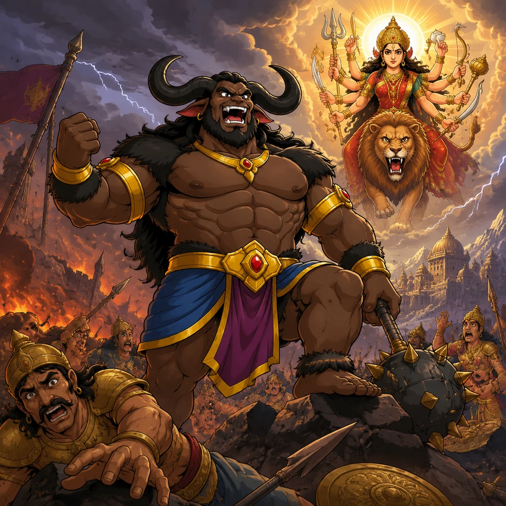 महिषासुर वध - भाग 1 “जब स्वर्ग में हाहाकार मच गया” - mythology