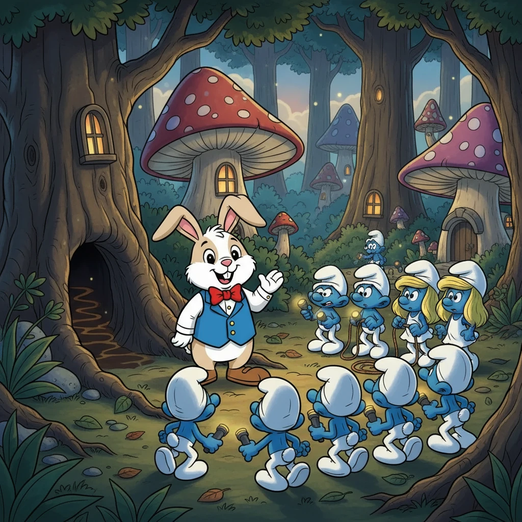 רפאל הוסיף שרונה תתקשר לדרדסים הקטנים שיעזרו למצוא את הארנב במחילות הצרות. כולם התלהבו מהרעיון ויצאו מיד ליער, מוכנים להרפתקה.