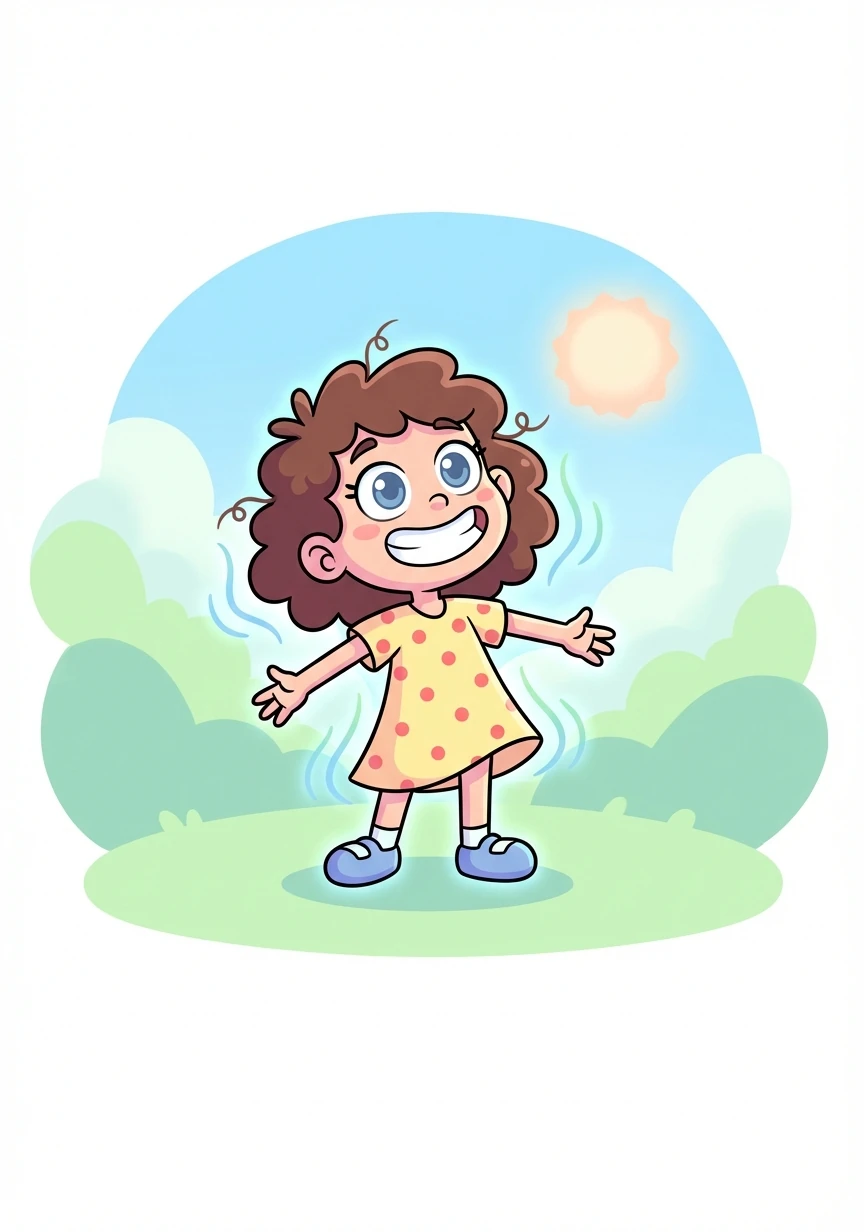 Instantly, Heather felt a wave of relief wash over her. The itching stopped, and she could finally breathe. A huge smile spread across her face.