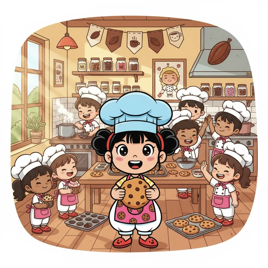 Tammy 在 Hello Cocoa 的日子裡，不僅學到了烹飪的技巧，也學會了團隊合作和勇於挑戰。 她知道，只要保持熱情和不斷學習，就能創造出更多美好的事物。 Tammy 帶著笑容，繼續在 Hello Cocoa 的世界裡探索。