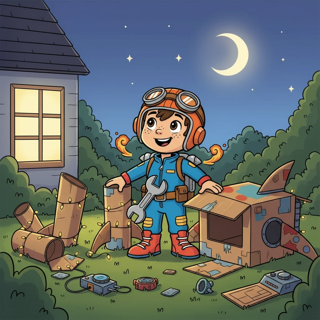 Ao final do dia, Miguel retornou à Terra, com a certeza de que a imaginação é o poder mais extraordinário que existe. Ele desmontou sua nave, mas a aventura continuaria em seus sonhos, esperando a próxima exploração.