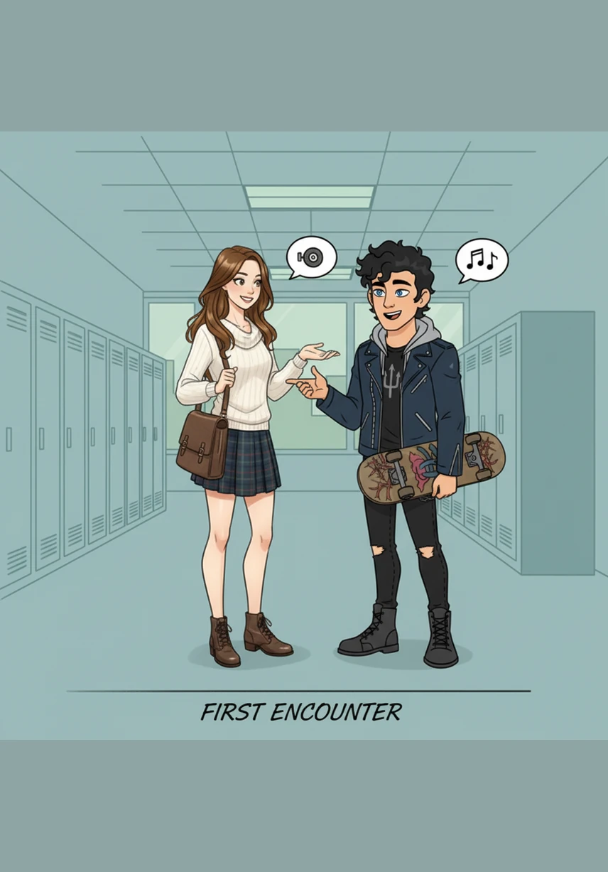 From the shadows of the corridor, Percy observes Victoria from a distance, noticing her quiet independence and sharp eyes. For the first time in his life, he feels a genuine sense of intrigue toward someone who refuses to be intimidated by his dangerous reputation.