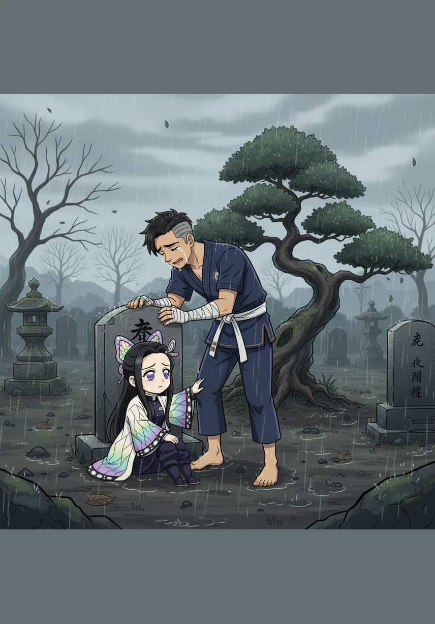 The light left Souta’s world the day Kanae was buried, leaving him a hollow shell who haunted her gravesite like a restless ghost in the pouring rain. He stopped eating and sleeping, his eyes growing sunken and dark as he whispered secrets to the cold stone, desperate for a voice that would never answer him again.