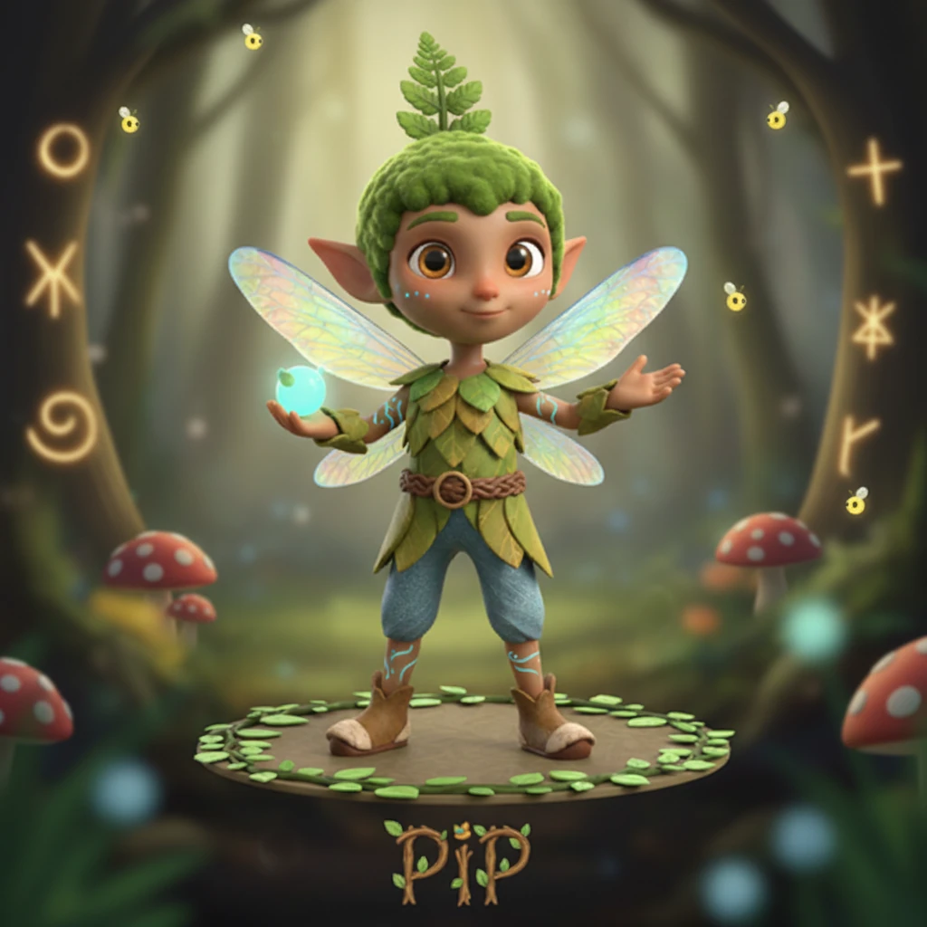 The Song of the Whispering Woods - fairy-tale