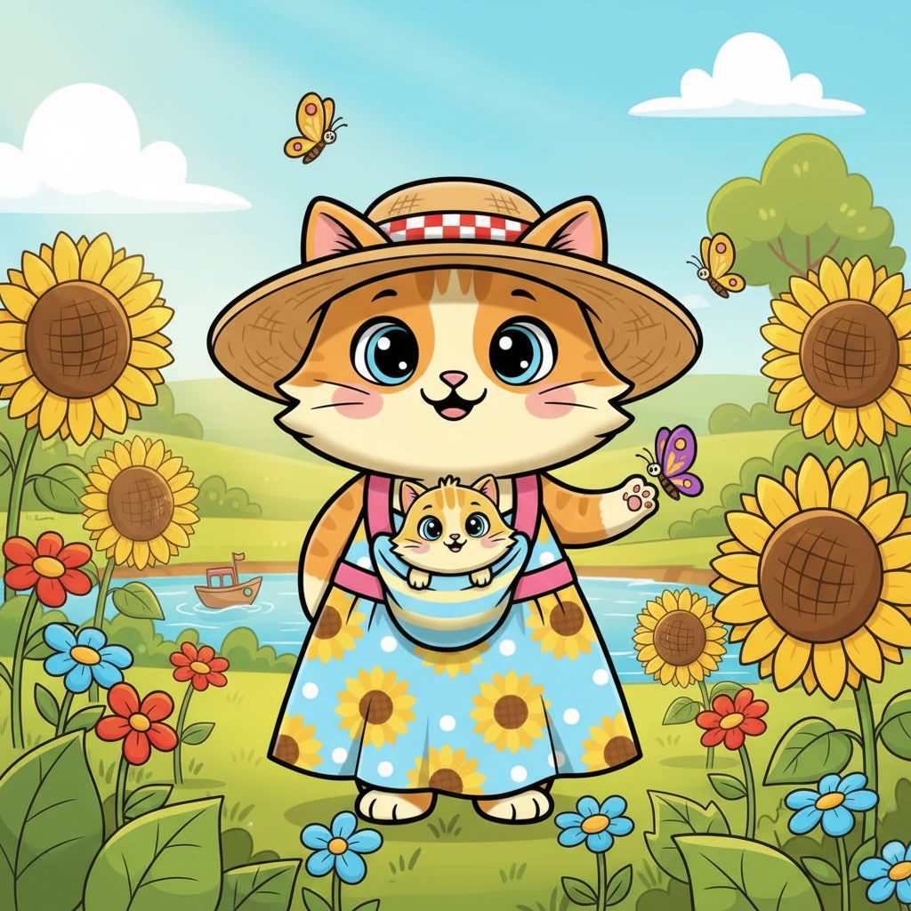 Misty and Pip's Summer Day - family