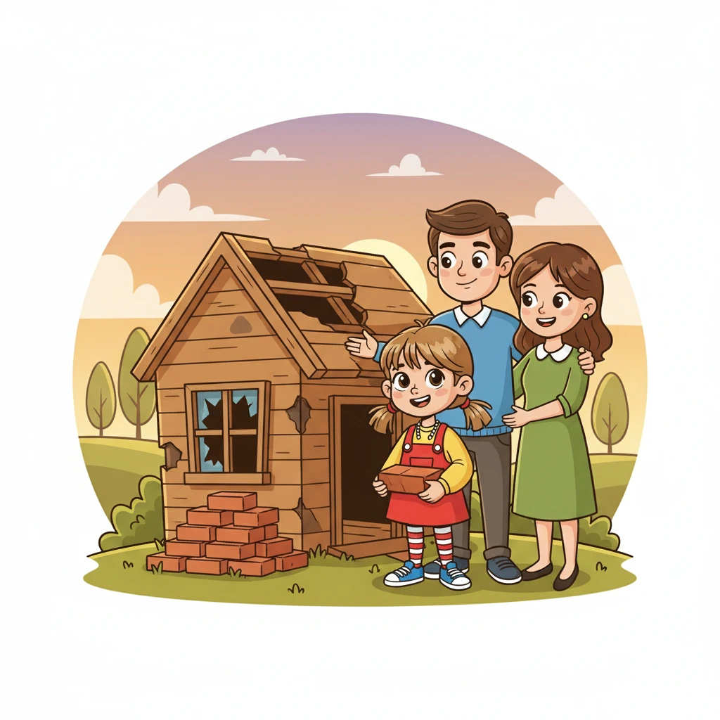 Quando la situazione si calmò, Omar e la sua famiglia uscirono dal rifugio. La loro casa era stata danneggiata, ma il legame familiare era ancora più forte. Omar promise di aiutare a ricostruire, un mattone alla volta.