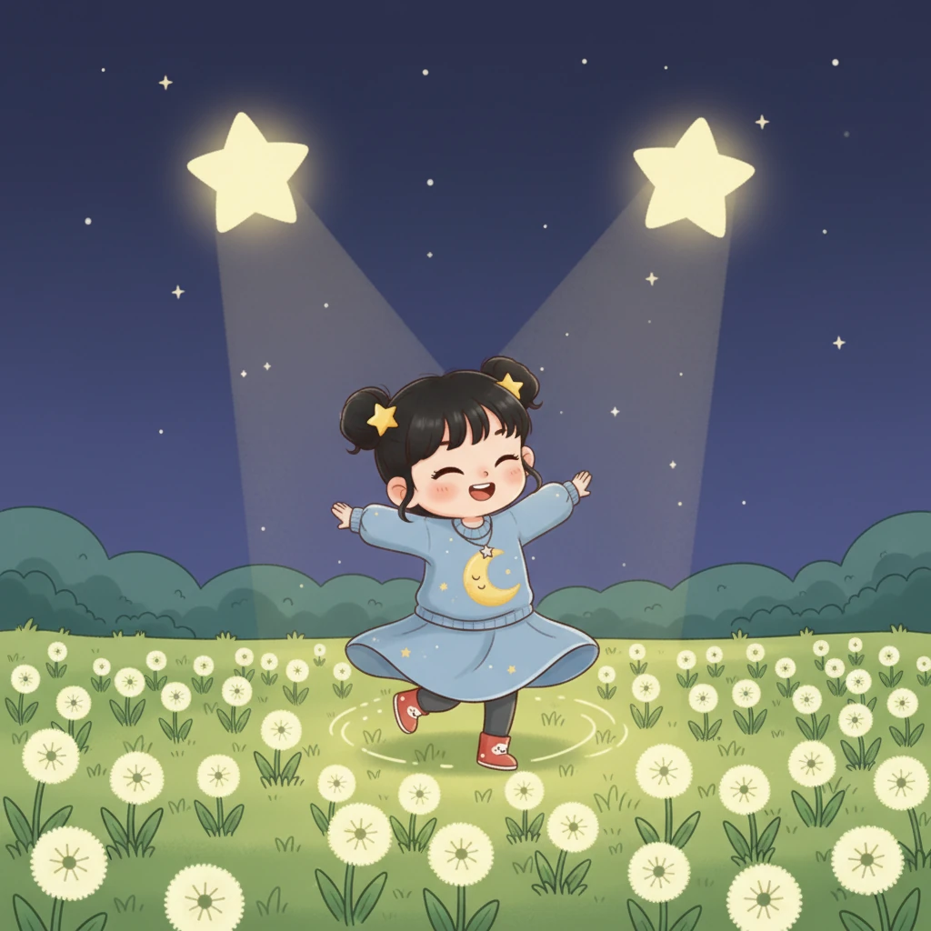 小星星明白了,她有两个家,就像天空中的两颗星星,虽然分开,却都在闪耀着光芒,照亮她的世界。她依旧是那个被爱包围着的小星星。