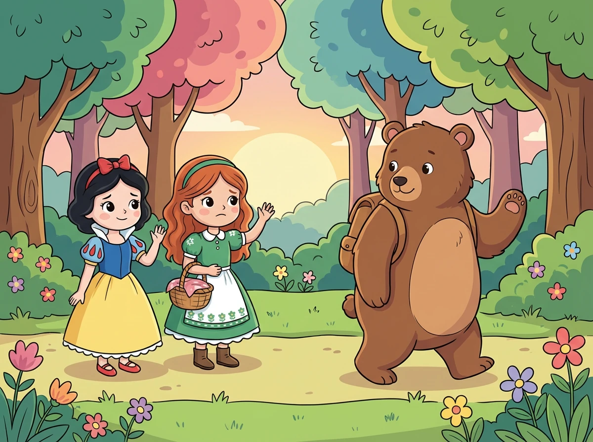 The sisters were sad to see him go, but they wished him well. They promised to visit him in the forest someday.