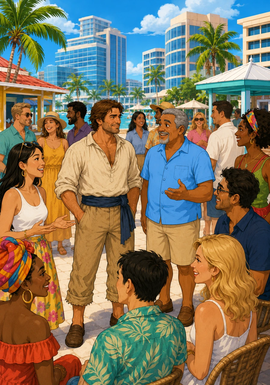 As the islands transformed into a global hub for finance and tourism, new people from all over the world arrived to call this paradise home. This modern era added even more colors to the islands' social fabric, making it a true melting pot of the Caribbean.