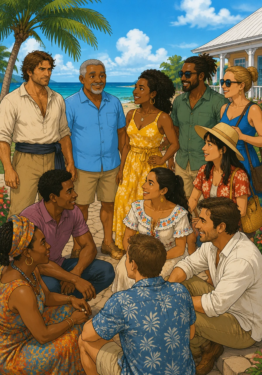 Today, the Caymanian people represent a rich blend of backgrounds, with about forty percent identifying as mixed, twenty percent as black, and twenty percent as white. The remaining percentage includes a vibrant community of expatriates from over one hundred different countries.