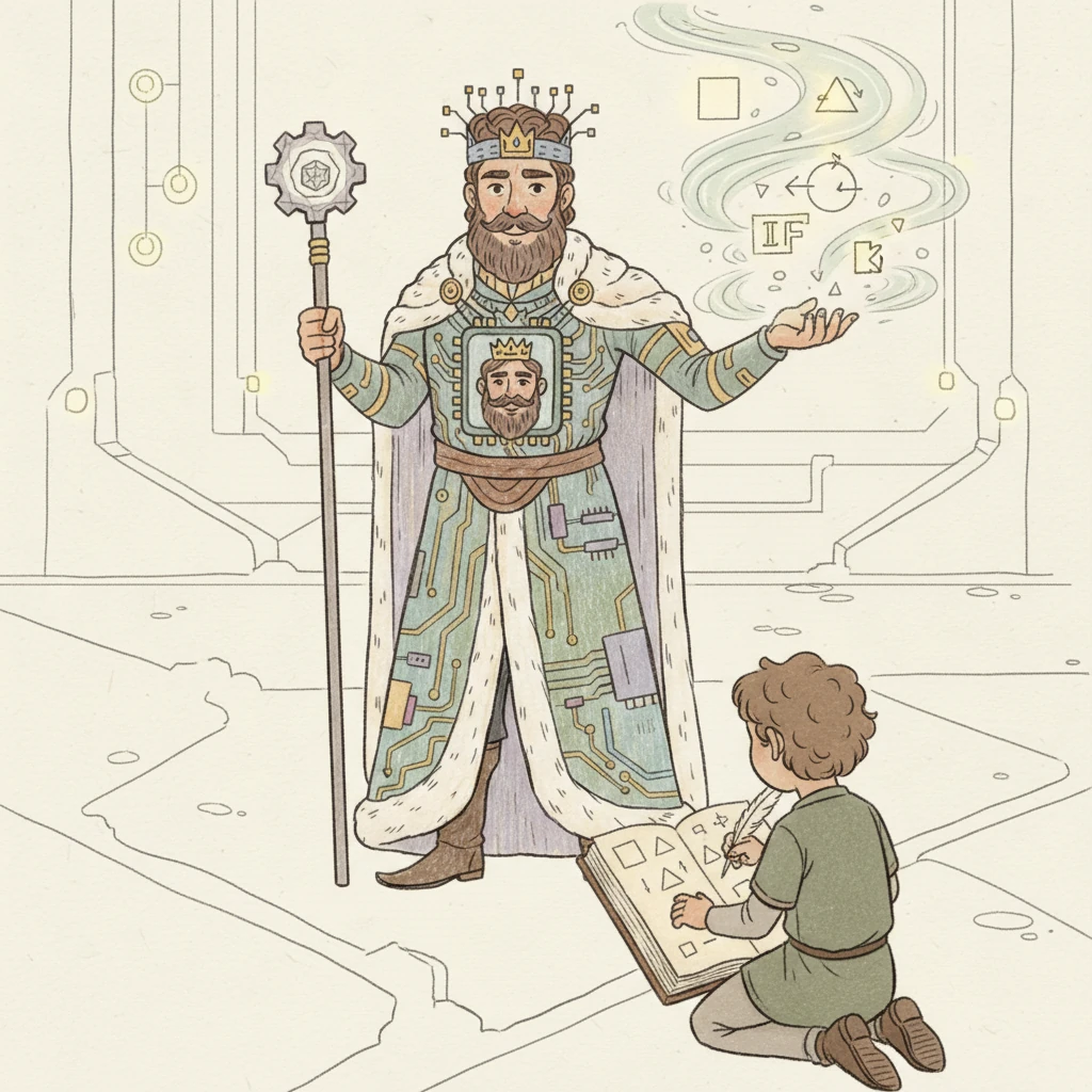 Archie soon learned of the 'Language of Whispers,' a concise yet powerful tongue understood directly by King CPU. This Assembly Language was a series of simple commands, each a precise instruction for the Royal Scribes, the Grand Calculator, or the pathway managers. He practiced writing these commands, feeling the power of direct communication.