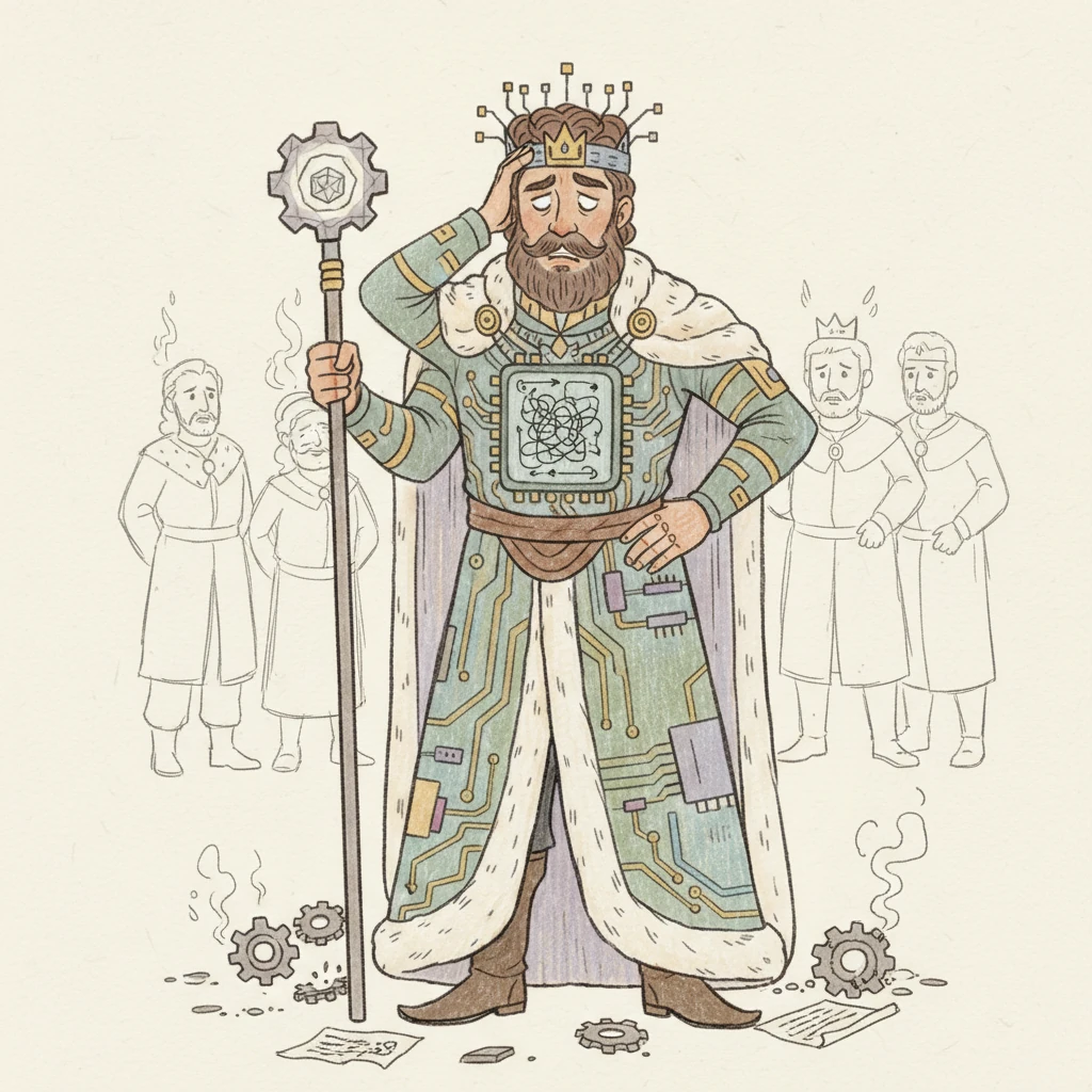 One day, a grave problem arose: a crucial royal decree, a complex set of operations, was causing delays and errors throughout the kingdom. The usual methods were insufficient, and King CPU himself seemed strained by the inefficiency. The Royal Council called upon the most brilliant minds to optimize the process.