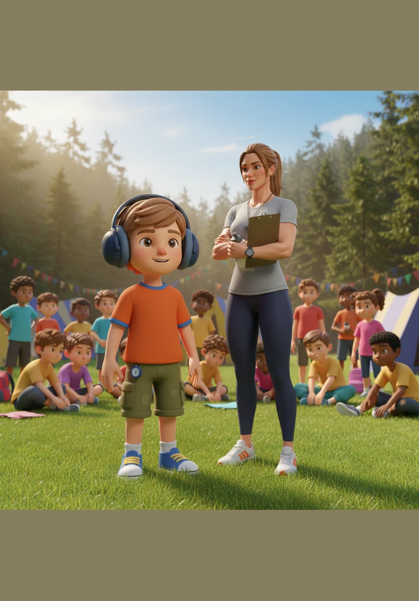 The next morning, the campers are given a difficult star-map puzzle that seems almost impossible to solve. While everyone else is scratching their heads, Leo’s eyes light up as he begins snapping pieces together with lightning speed, seeing patterns that no one else noticed.