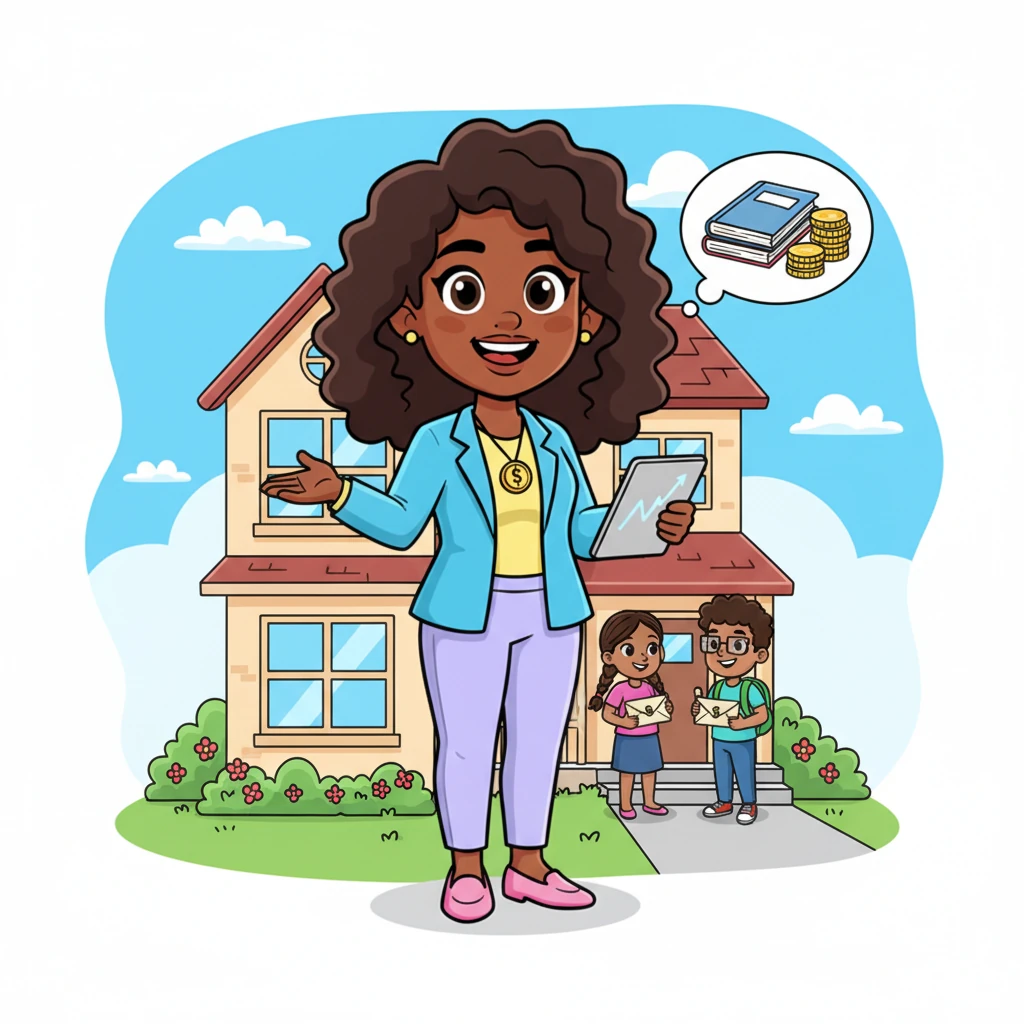 Right after college, Jasmine proudly bought a small rental property using first-time buyer programs. She rented it to other cheerful students, and their rent payments covered her mortgage. While Jasmine studied, her smart investment worked hard for her, making her smile.