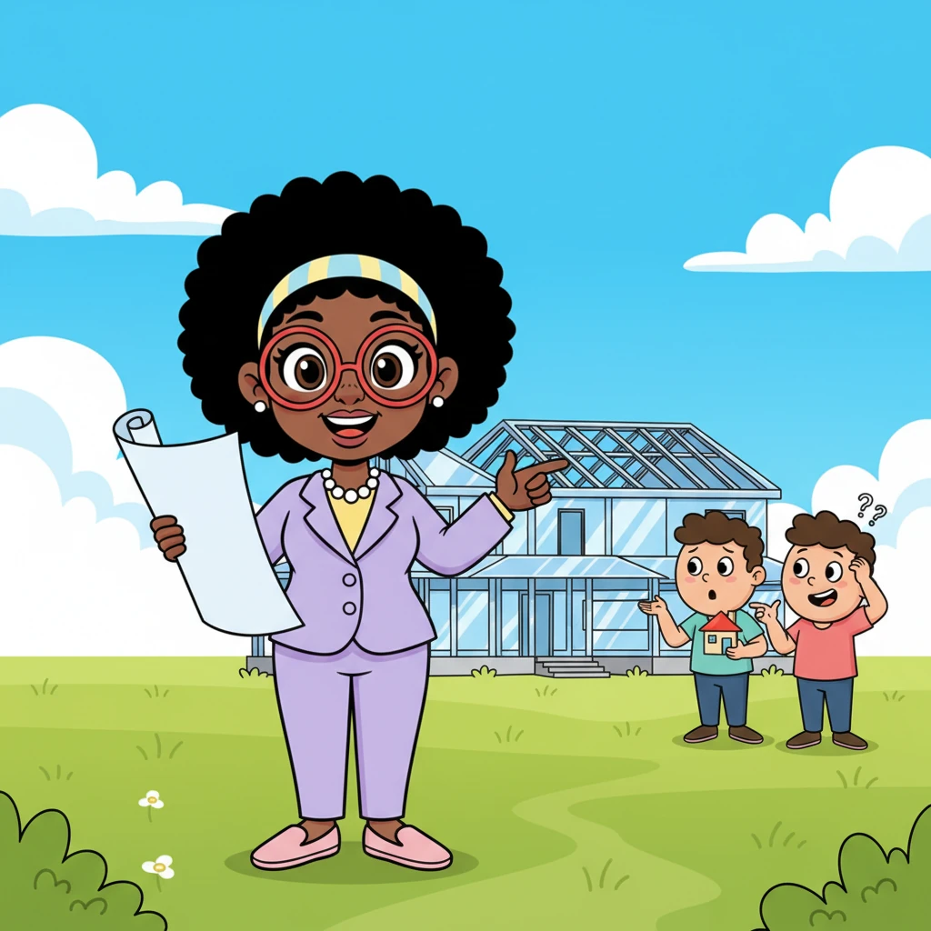 Tina, a visionary, dreamed of building something grand from scratch. People chuckled, asking why she'd build if she wasn't moving in. But Tina just smiled knowingly, her eyes sparkling with a secret plan for a modern home in a growing area.