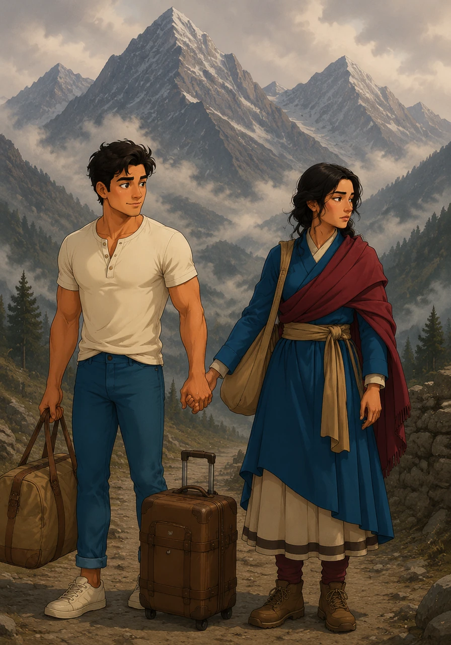 As they packed their bags to return home, Soumyadeep held his wife's hand, sensing a subtle distance but unaware of the secret left behind in the hills. The mountains stood silent and unchanging, keeping the hidden truth buried within their misty valleys.