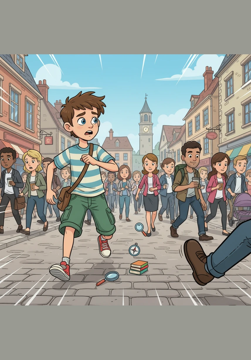 Oliver lived in a small, bustling town where everyone was always in a rush. He spent his days running from one place to another, never noticing the flowers blooming or the birds singing in the trees.