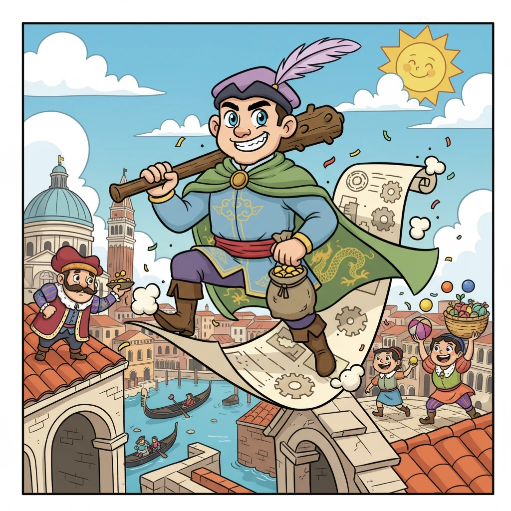 霍克小爵爷的意大利冒险 - 历史故事