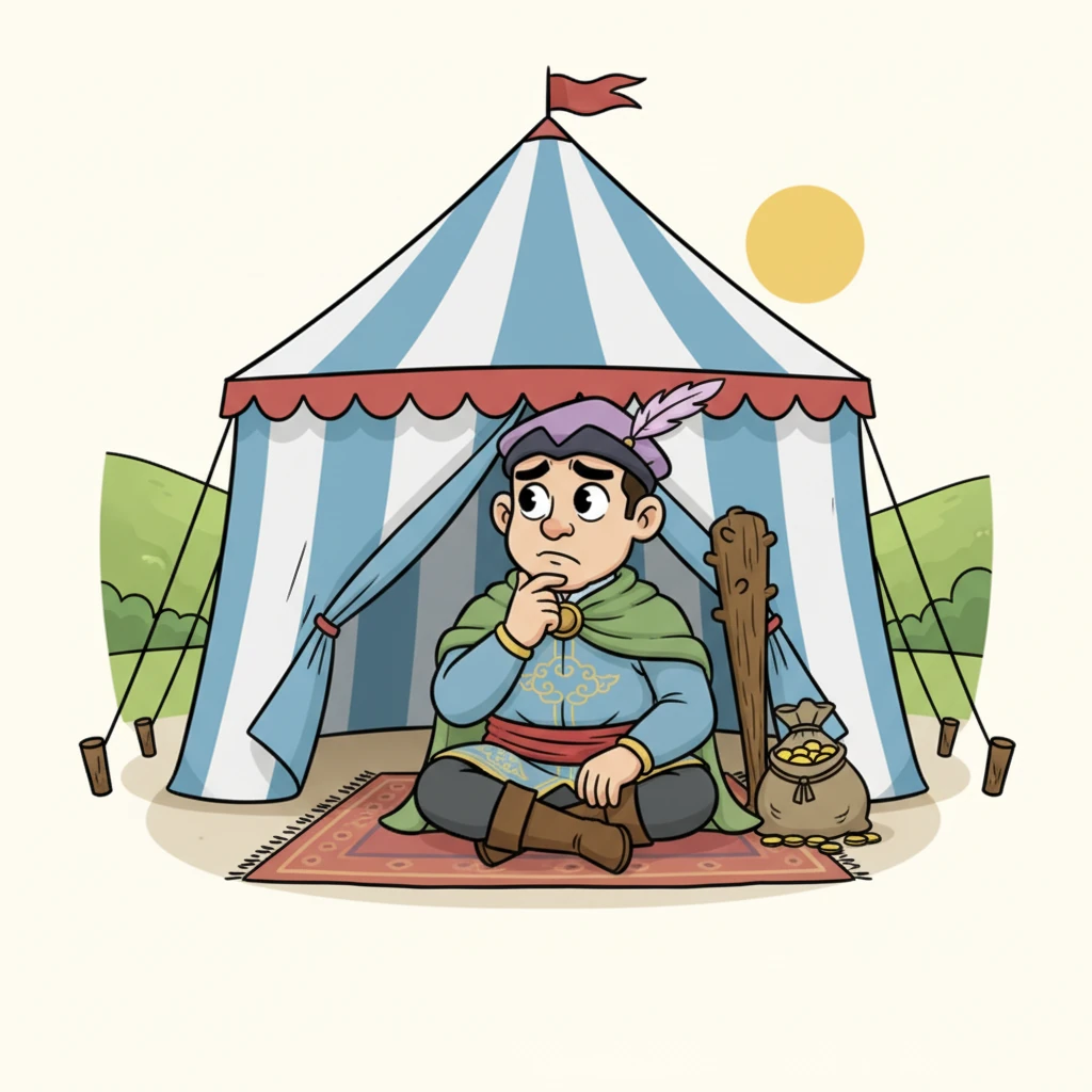 和平的日子里，城邦不再打仗，霍克小爵爷的生意也变得清淡起来。他坐在帐篷里，摸着下巴，苦恼地想着：“没有‘小争吵’，我的士兵们该怎么办呢？”