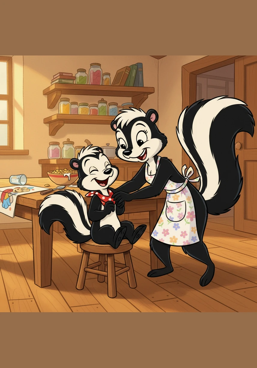 Sammy slowly dips one tiny toe into the water and immediately pulls it back with a shocked squeak. The water is ice-cold, feeling more like a melted popsicle than a refreshing summer swimming pool.