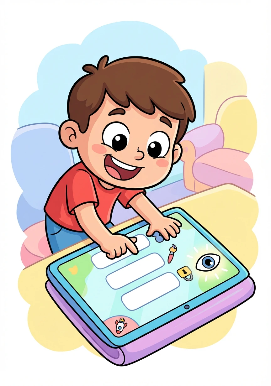 Emocionado, José se registra en 'Rocket In The Moon'. Introduce su nombre, apellido, un nombre de usuario creativo y una clave segura, todo con un ojito que le permite verificar que no se equivoque.