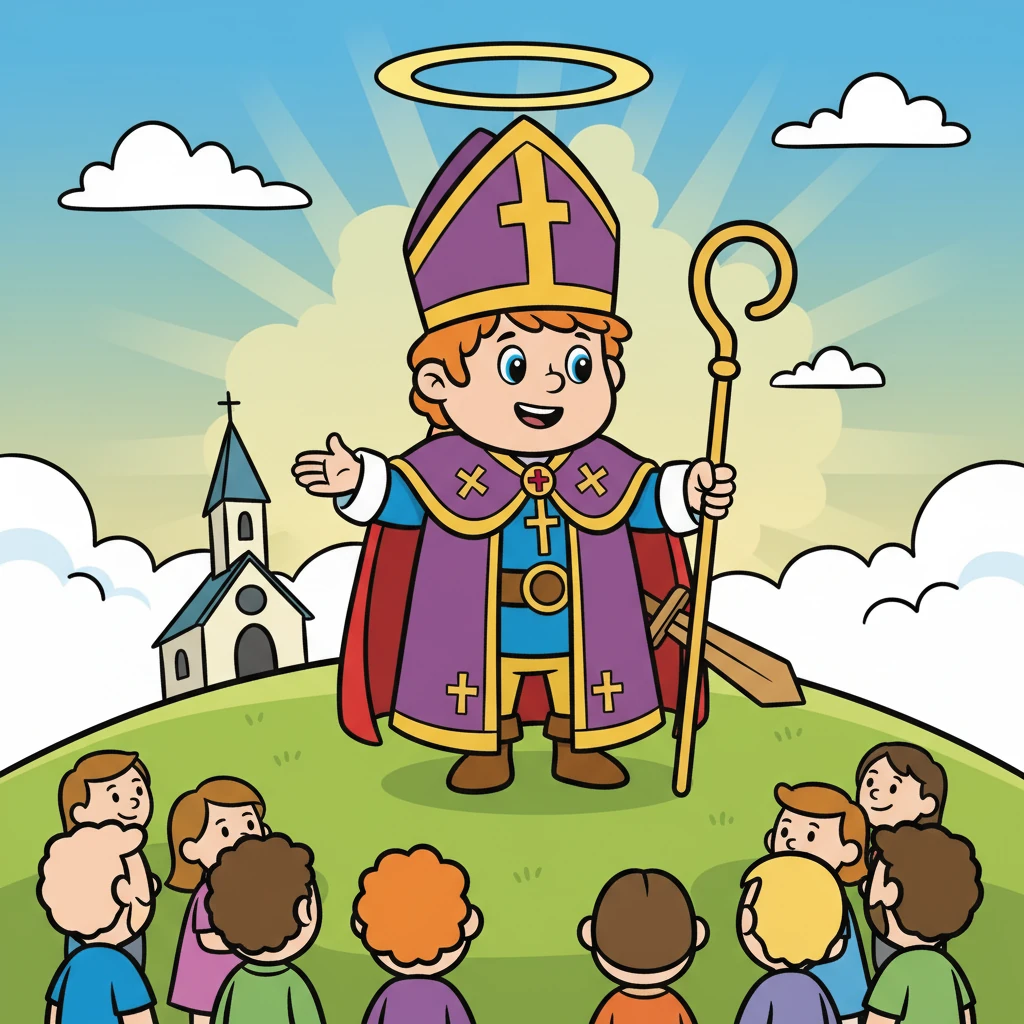 Martin se rozhodl zasvětit svůj život Bohu a pomáhat lidem. Stal se biskupem.