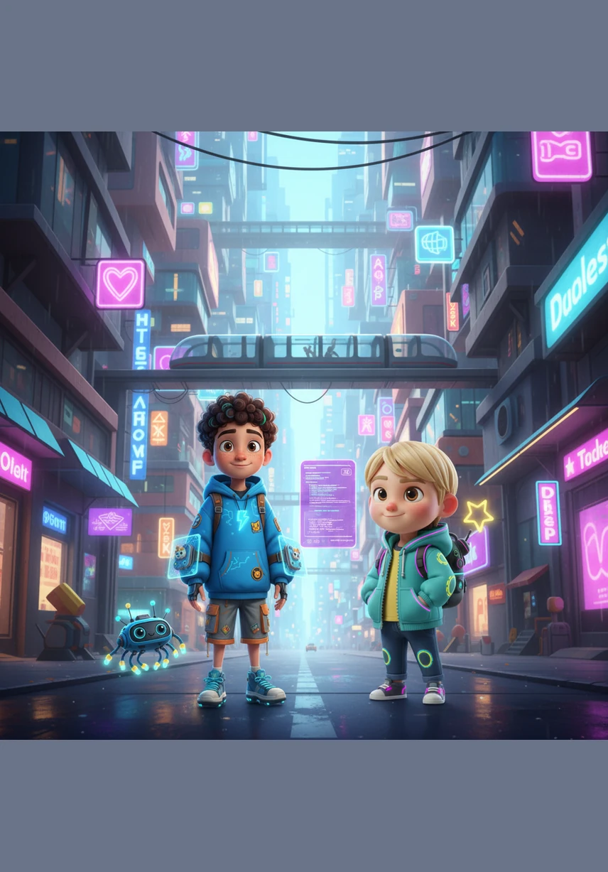 Their journey takes them to the icy ends of the Earth, where they glide across snowy landscapes beneath the dancing ribbons of the aurora borealis. Riding on the backs of friendly polar bears, they explore the wonders of the North and South Poles, surrounded by whimsical swirls of frost and magical light.