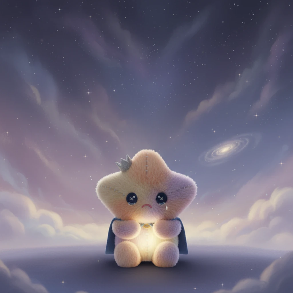 Lumi's little light flickered with worry, a tiny pulse of fear in the vast quiet. 'I’m afraid,' she whispered, her voice barely a shimmer. 'What if my light isn’t bright enough to truly matter?'