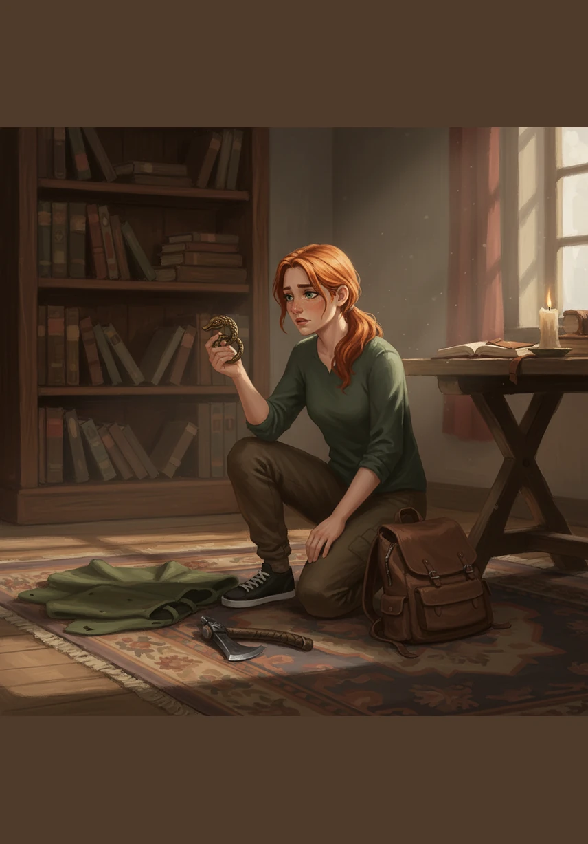 Aubrey pauses at the edge of the table, her black sneakers silent on the carpeted floor as she looks at the empty chair next to Josie. With a deep breath and a tug at her golden necklace, she finally decides to break the unspoken rule of the quiet room and sit down.