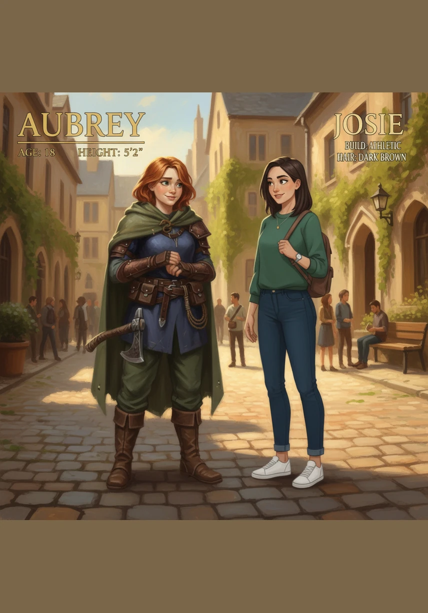 When Aubrey introduces herself, Josie looks up with an expression that is both surprised and intensely observant. They exchange their first words, and while Aubrey is a bit fidgety, Josie speaks with a calm, effortless confidence that hides her immense intelligence.