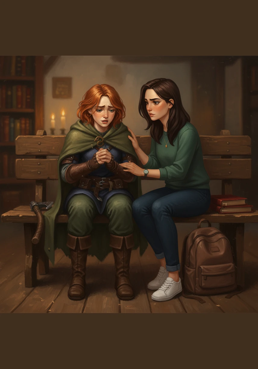 Aubrey opens up about her fears regarding the future, and Josie listens with a rare, focused intensity. Instead of a complex lecture, Josie offers a single piece of grounded advice that cuts through the noise and makes Aubrey feel truly understood.