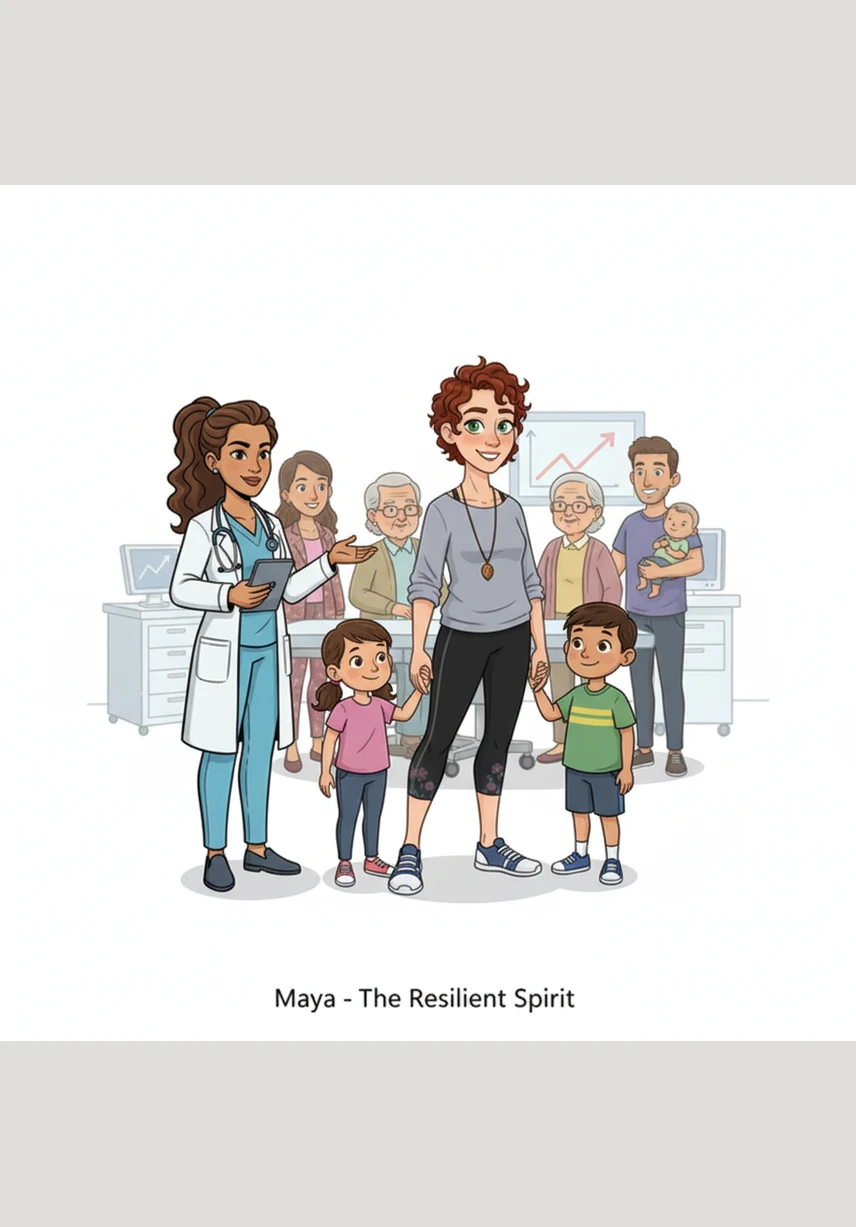 Regular follow-up appointments become a routine part of Maya's life, providing her with the reassurance and professional guidance she needs to stay healthy. She views her doctors as partners in her long-term wellness, keeping a proactive and positive eye on her progress.