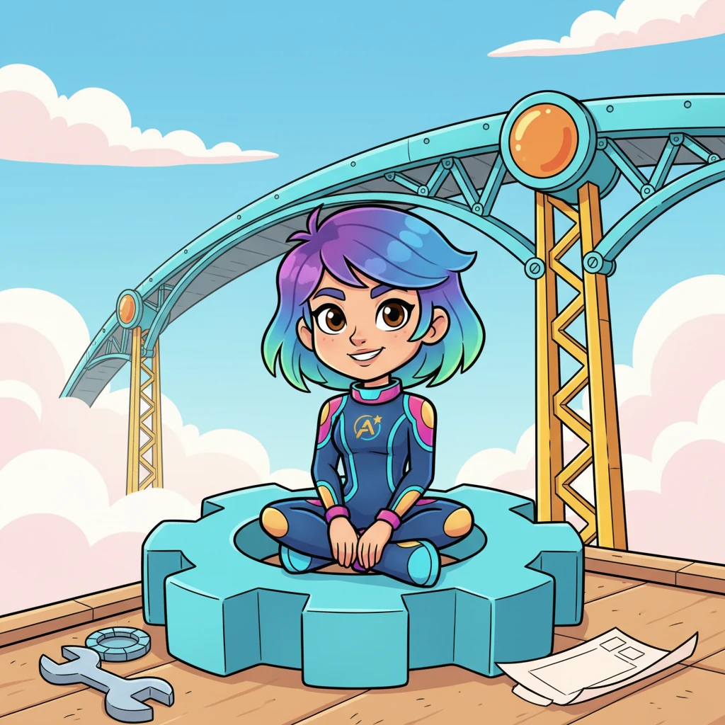 Sitting proudly beside her magnificent, yet simply designed, sky-bridge, Lexi smiled. She remembered all the hard work and careful thought that went into every beam and bolt. Building something meaningful and lasting filled her heart with calm confidence.