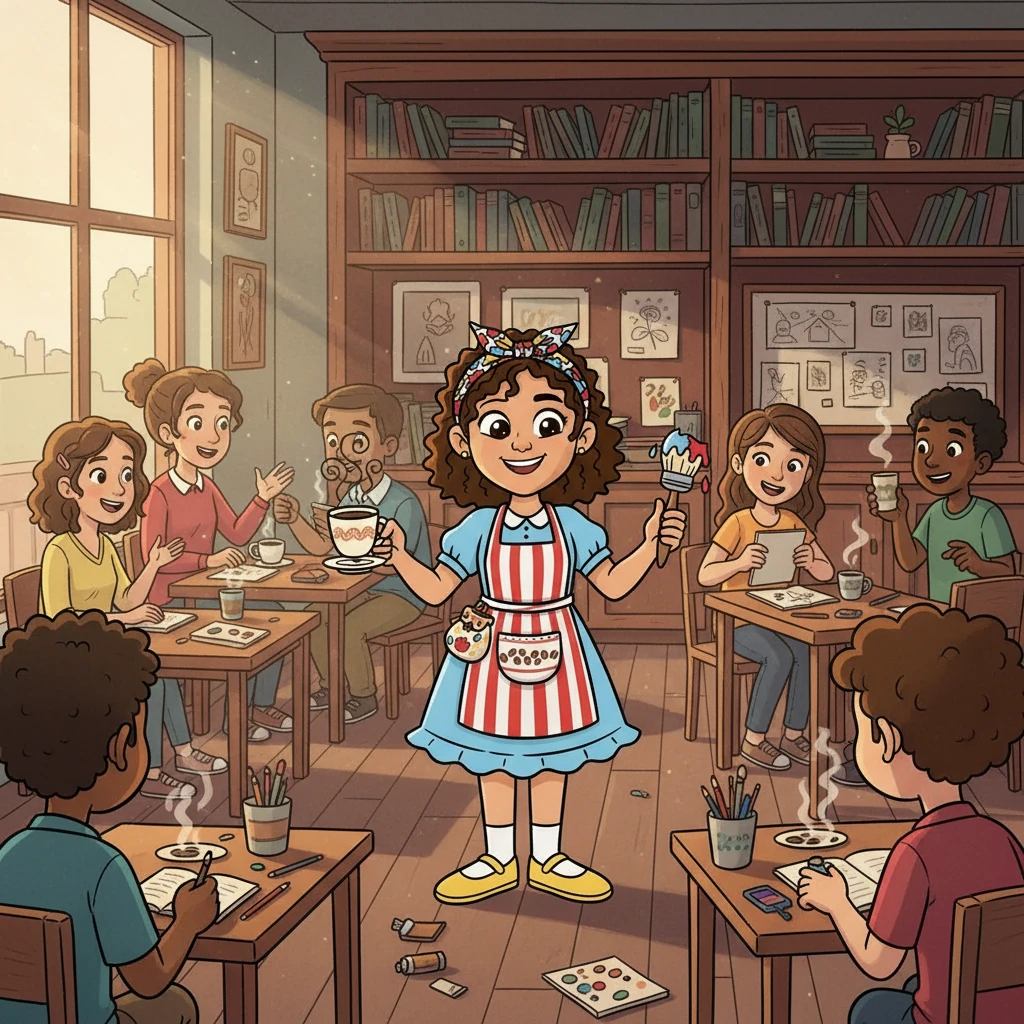 Estudiantes y artistas encontraron en Coffee & Co. un refugio, un lugar donde compartir ideas y sueños. Las conversaciones fluían entre tazas de café humeante y risas. Sofía observaba feliz cómo su café se transformaba.