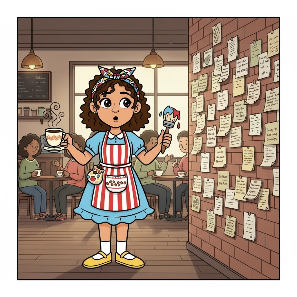 En las paredes, comenzaron a aparecer poemas escritos a mano y pequeños mensajes en servilletas. Cada nota era una ventana a un mundo interior, una expresión de emociones y pensamientos. El café se llenaba de historias.