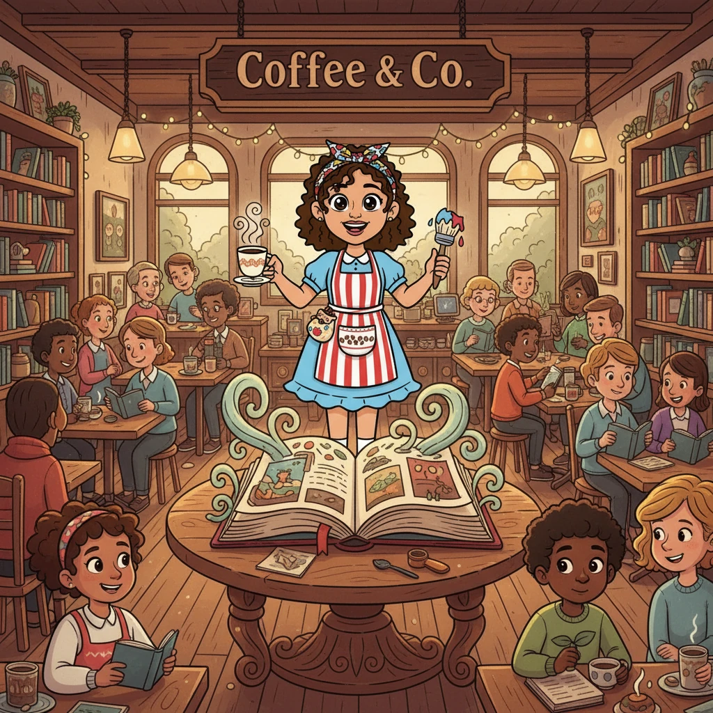 Coffee & Co. se convirtió en un libro abierto, una colección de momentos compartidos. Sofía, orgullosa de su creación, miraba a su alrededor. El café, con su ambiente mágico, era un testimonio del poder de la comunidad y la belleza de los sueños.