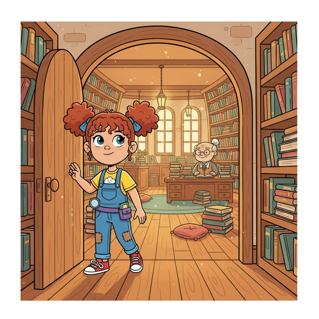 Following her teacher's advice, Lily decided to visit the small, quaint library in Lilybrook. The library, with its warm glow and comforting silence, was a haven for story lovers. She hoped to find a story that would inspire her, and perhaps, help her find her voice.