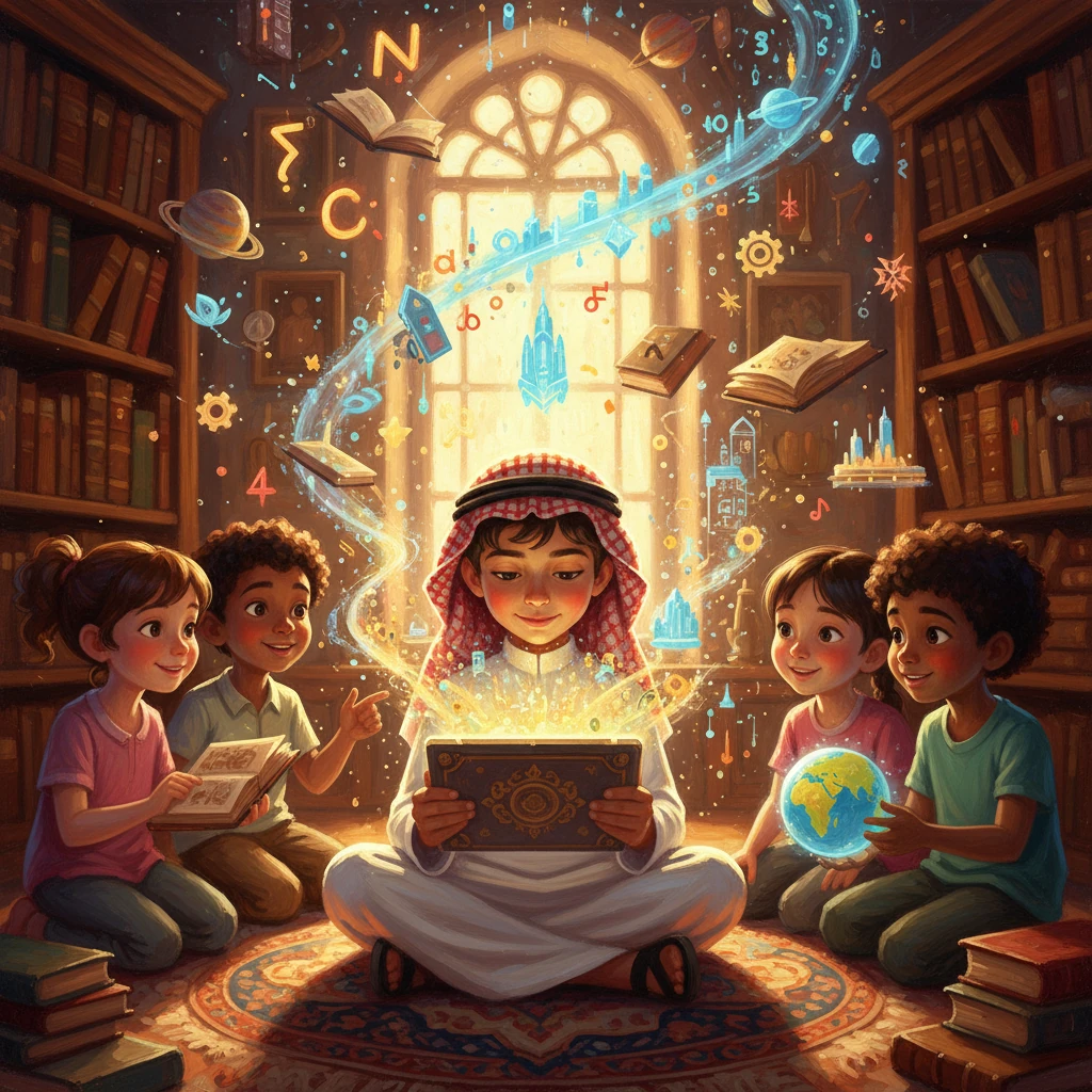 سلطان وعالم المعرفة الرقمي - تعليمي