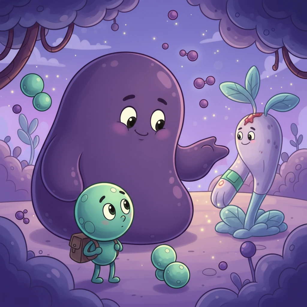 הלוגן הגיע ליוד, מוצק סגול כהה, שסיפר לו על השימוש שלו בחיטוי פצעים. הלוגן הבין שלכל הלוגן יש תפקיד חשוב.