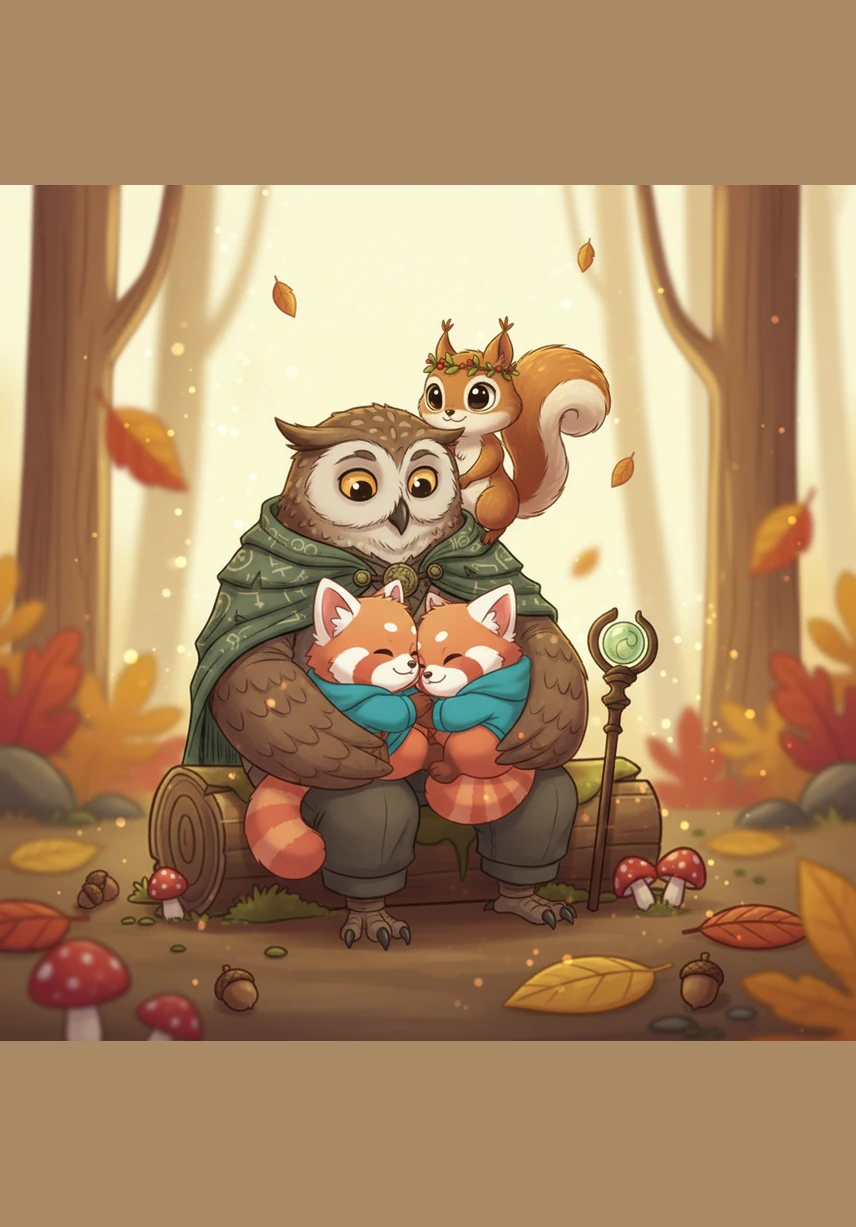 As the first stars appeared in the sky, a tired but happy Benny curled up in his soft bed under the tall oak tree. He closed his eyes and drifted off to sleep, dreaming of the wonderful friends he made and the magic waiting for him tomorrow.