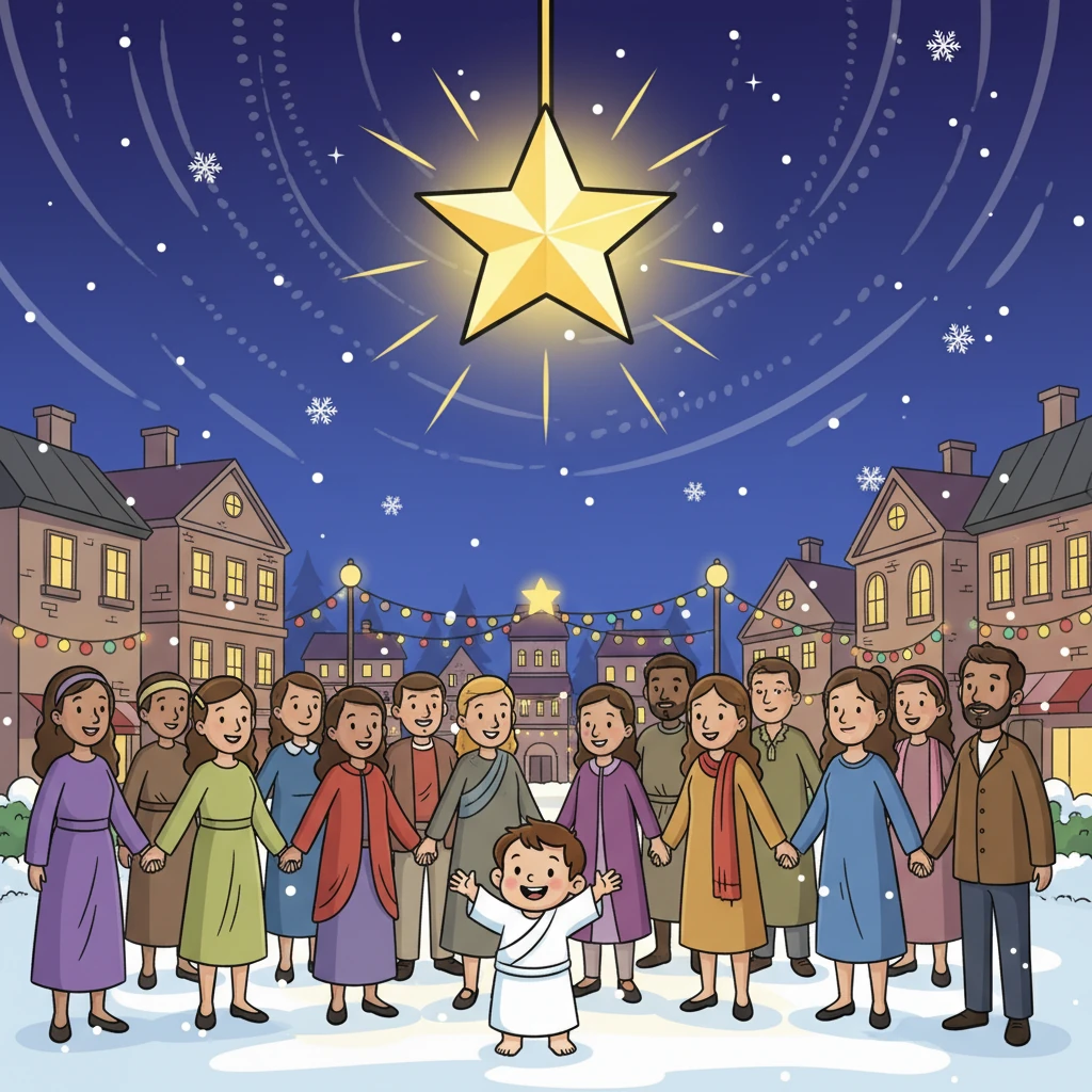 Today, Christmas is celebrated all around the world. Wherever you are, the holiday carries the same magic—hope, kindness, and love shining bright, just like that first star.