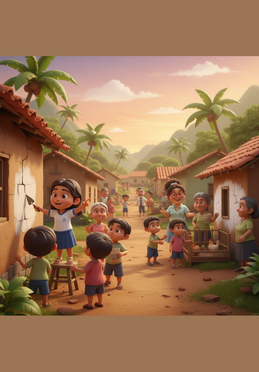 The children share their new knowledge with their families and neighbors, teaching them how to seal cracks in walls and keep animal pens away from the house. Their enthusiasm spreads through the neighborhood like a wave of positive change and health awareness.