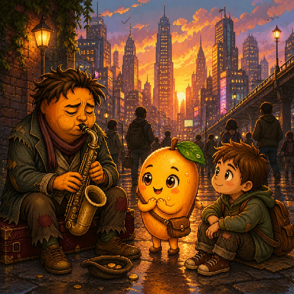 The Golden Wanderer: Milo’s City Soul